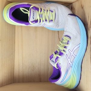 Asics Womens Gel Excite 8 White Purple Sneakers Shoes
